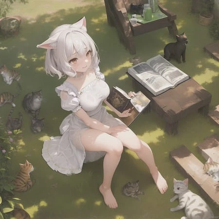 Featured image #5 for AbyssOrangeMix3 #3: White Mild Cat Girl by Day(First part) [By Racy_Cats]