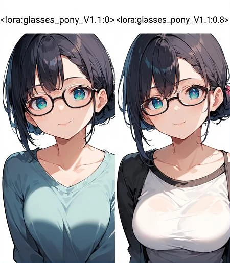 Featured image #2 for メガネ/glasses(XL,pony)