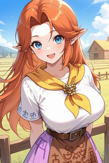 Featured image #1 for Adult Malon/Cremia/マロン (The Legend of Zelda: Ocarina of Time/Majora's Mask) SDXL LoRA [Illustrious]