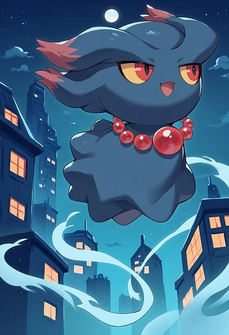 Featured image #1 for Misdreavus / ムウマ (Pokémon) [Pony Diffusion]