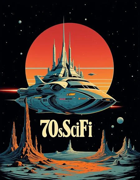 Featured image #6 for 70s SciFi Style by ChronoKnight - [FLUX & IL]