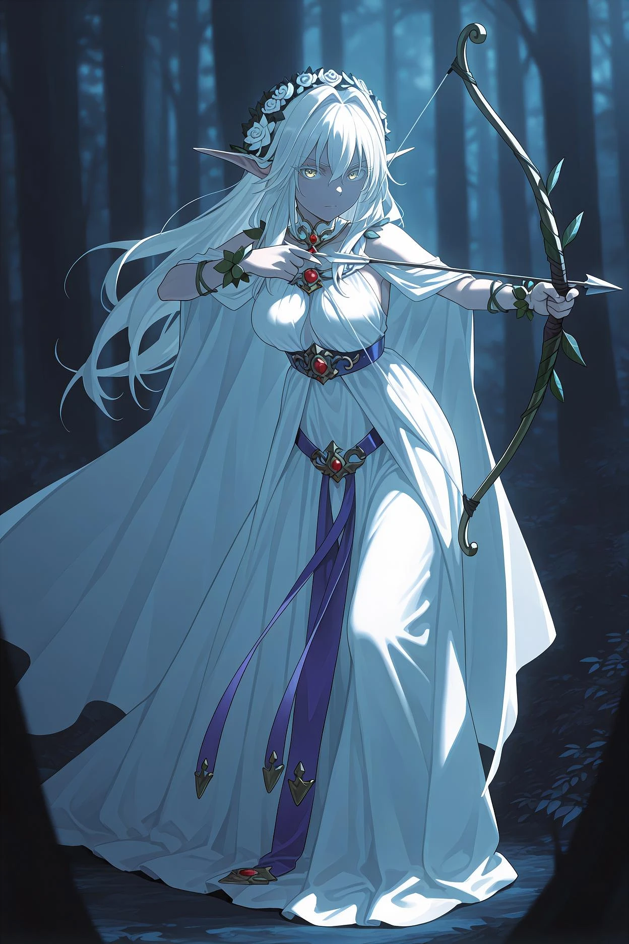 Featured image #2 for Forest Princess/花冠の森姫 (Goblin Slayer) SDXL LoRA [Illustrious]