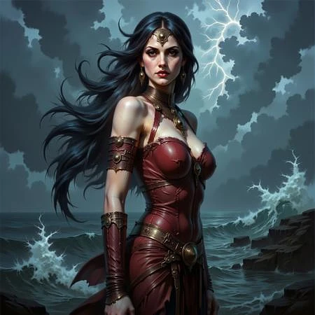 Featured image #3 for Dark Fantasy Oil Painting IL&Flux | Shrekman Style Mix Pack