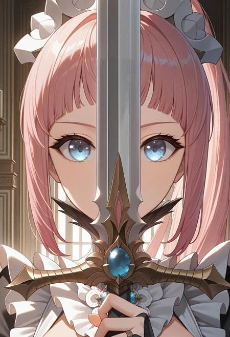 Featured image #4 for Sword Salute (Pose) SDXL LoRA [Illustrious]