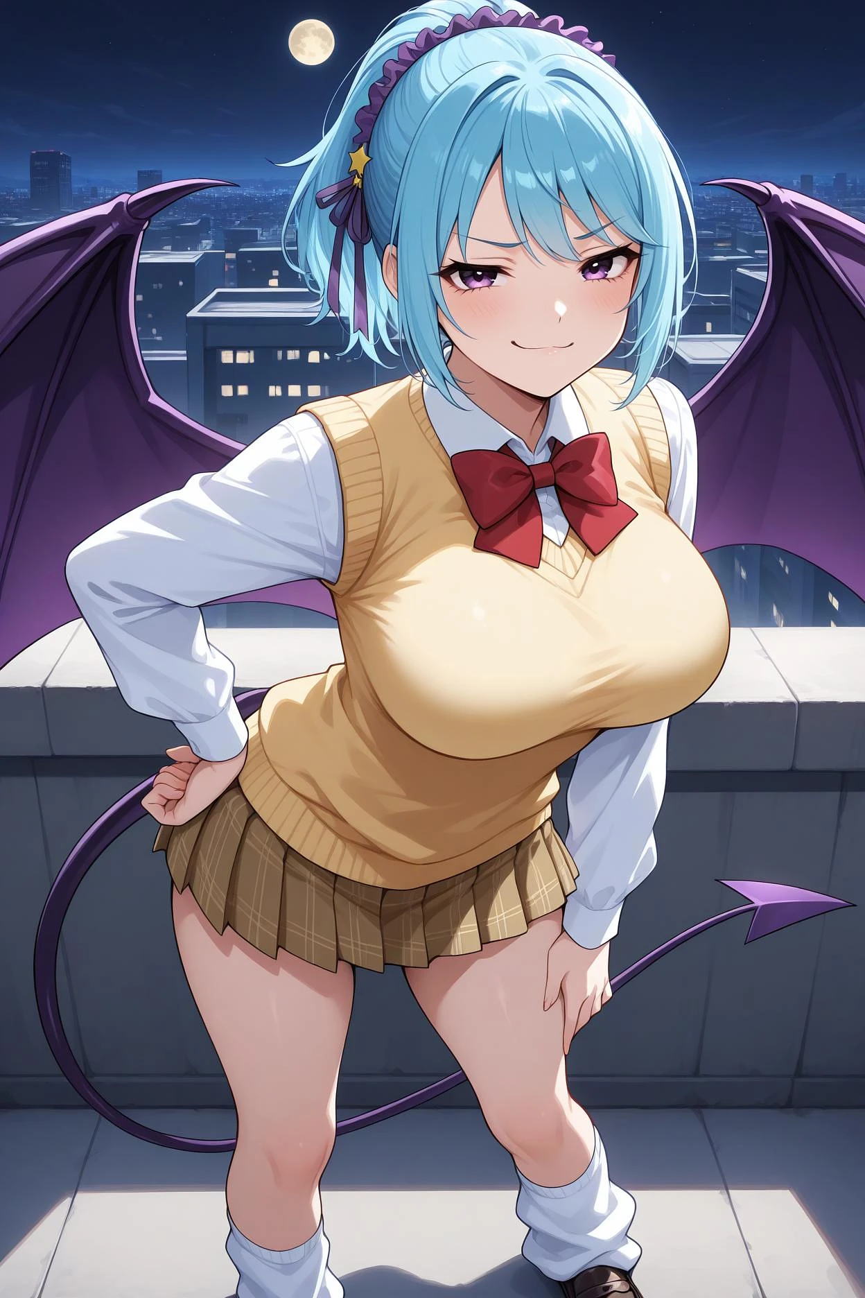 Featured image #2 for Kurumu Kurono/黒乃 胡夢 (Rosario + Vampire) SDXL LoRA [Illustrious]