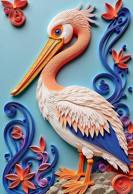 Featured image #2 for Paper Quilling And Layering Style - [Flux/SDXL/SD1.5]