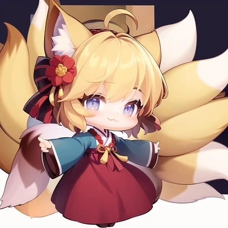 Featured image #1 for Guardian Tales 三七-SAL-独轮车 | Chibi Style Lora 52