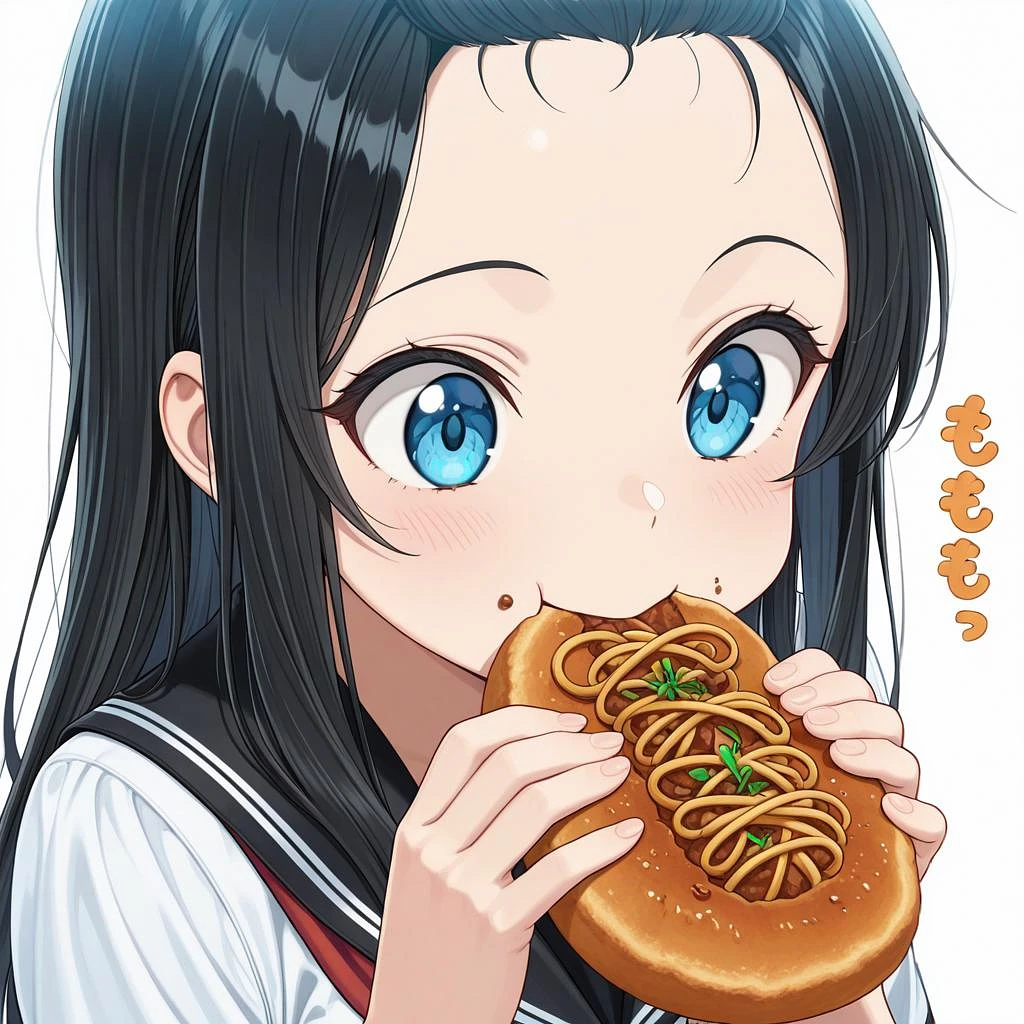 Featured image #1 for Civitai かじったりする食べ物パン他ワイルドカード20選 / 20 wildcard selections of bread and other foods that you can bite into