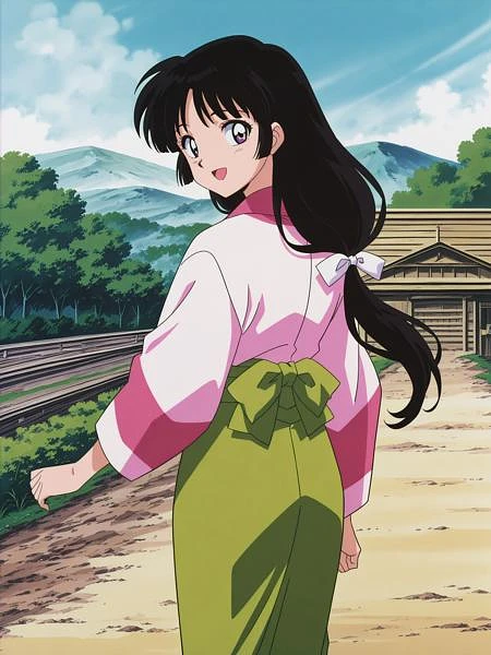 Featured image #2 for Sango (Inuyasha, 2000s art style) - WIP