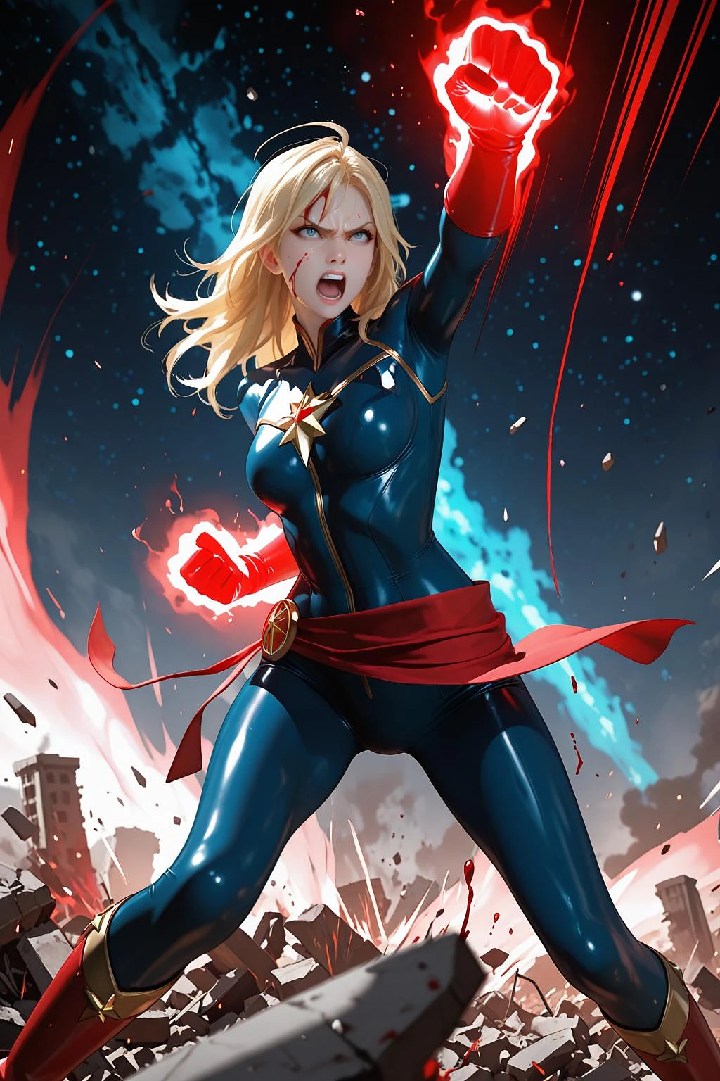 Featured image #2 for Captain Marvel from the Animated Series Future Avengers | Illustrious / NoobAI