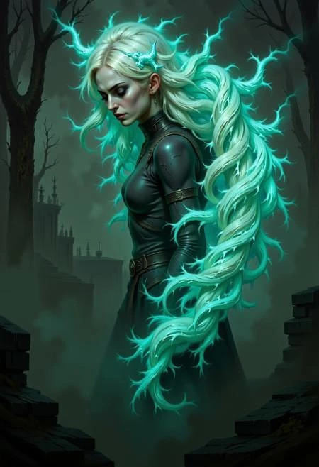 Featured image #1 for Dark Fantasy Oil Painting IL&Flux | Shrekman Style Mix Pack