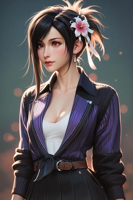 Featured image #4 for [Character][FF7] Tifa Lockheart with (majestic glamour outfit)/蒂法·洛克哈特 泳衣+短发