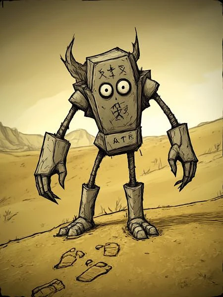 Featured image #3 for 【Game Assets】Don't Starve Style Character Design Game Scene Design FLUX