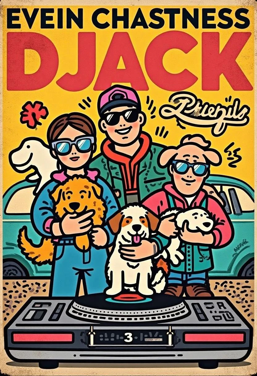 Featured image #5 for DJ_Trendy Cartoon Style_People And Pets