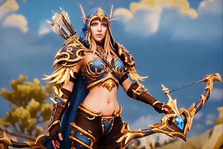 Featured image #3 for Lady Sylvanas Windrunner 4 Outfits