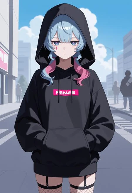 Featured image #1 for [IllustriousXL v0.1] Rabbit Hole Miku | Vocaloid