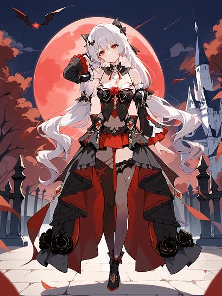 Featured image #2 for Theresa Apocalypse · Lunar Vow: Crimson Love 德丽莎 月下誓约· 予爱以心 | Honkai Impact 3rd