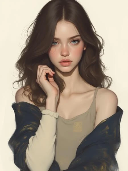Featured image #2 for OB半写实肖像画 Semi-realistic portrait painting.