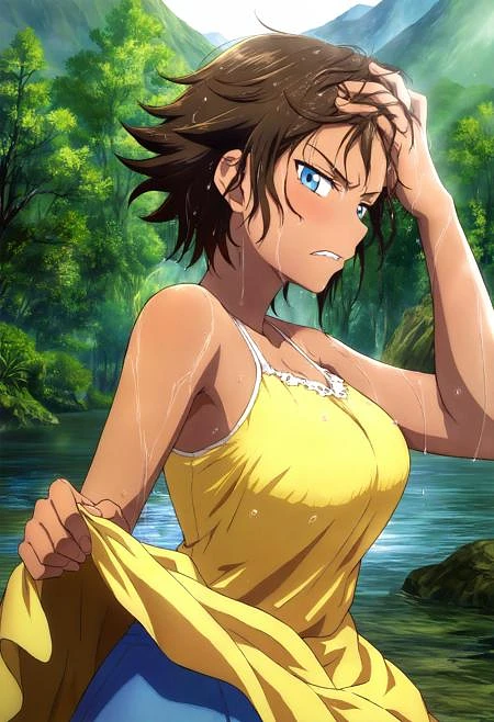 Featured image #1 for MeMaXL Flat Anime Style - Pony/XL/Illustrious Lora