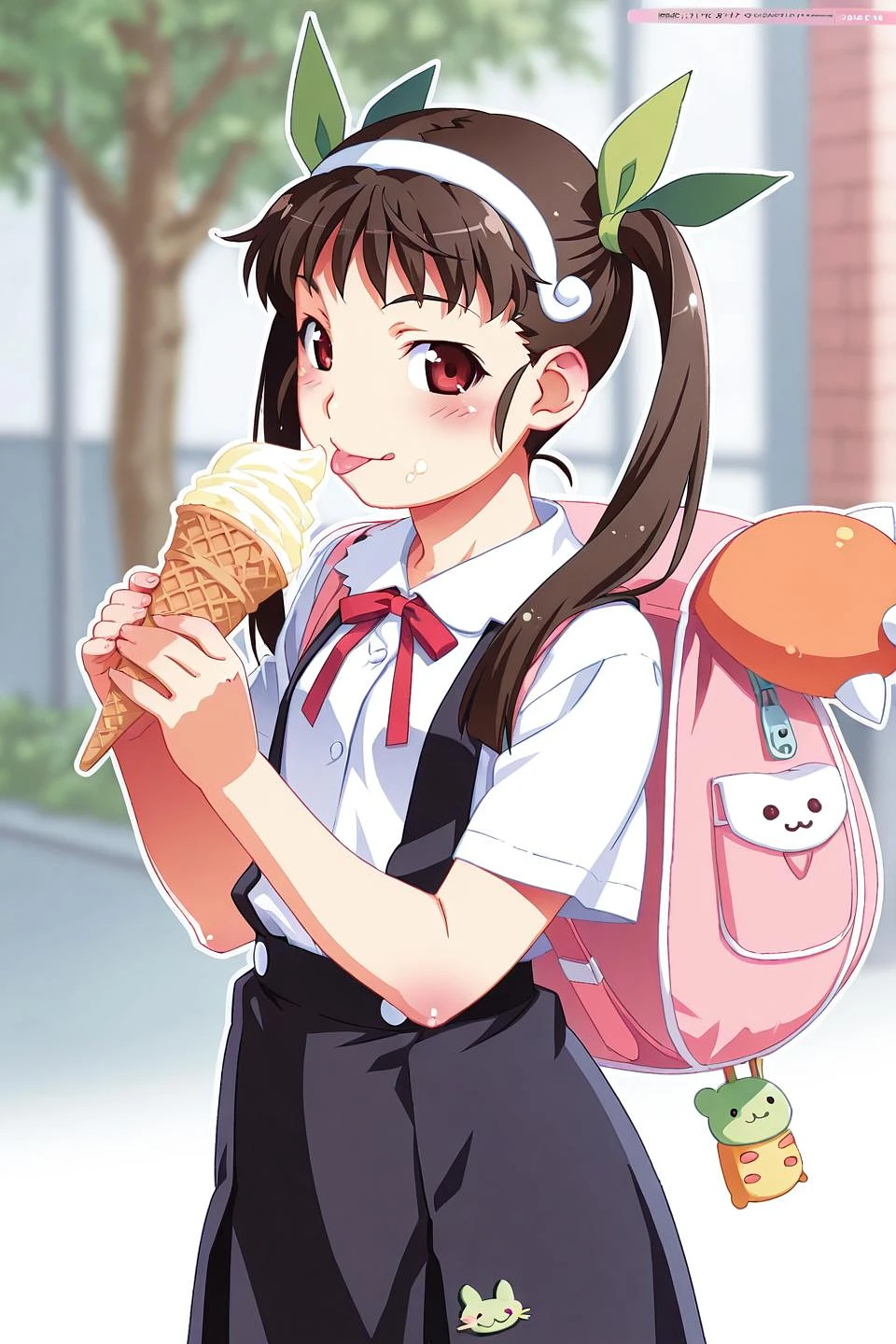 Featured image #3 for [illustrious XL] 10 in 1，Watanabe Akio/渡边明夫 《Bakemonogatari》/《化物语》- Artist Style