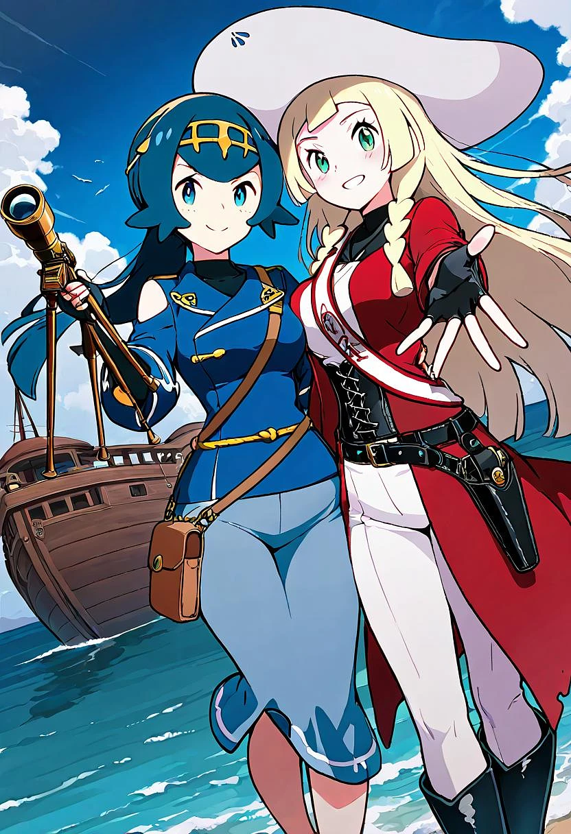 Featured image #5 for Lillie & Lana: Alola Angels | リーリエ x スイレン (Pokemon) [Illustrious & Pony]