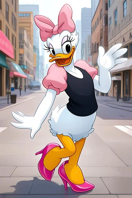 Featured image #2 for Daisy Duck // Illustrious/Pony Character LoRA