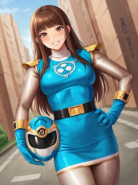 Featured image #4 for Saint Ninja Sentai Kage Blue 影忍戦隊カゲブルー | GIGA Tokusatsu Heroine ギガ特撮ヒロイン
