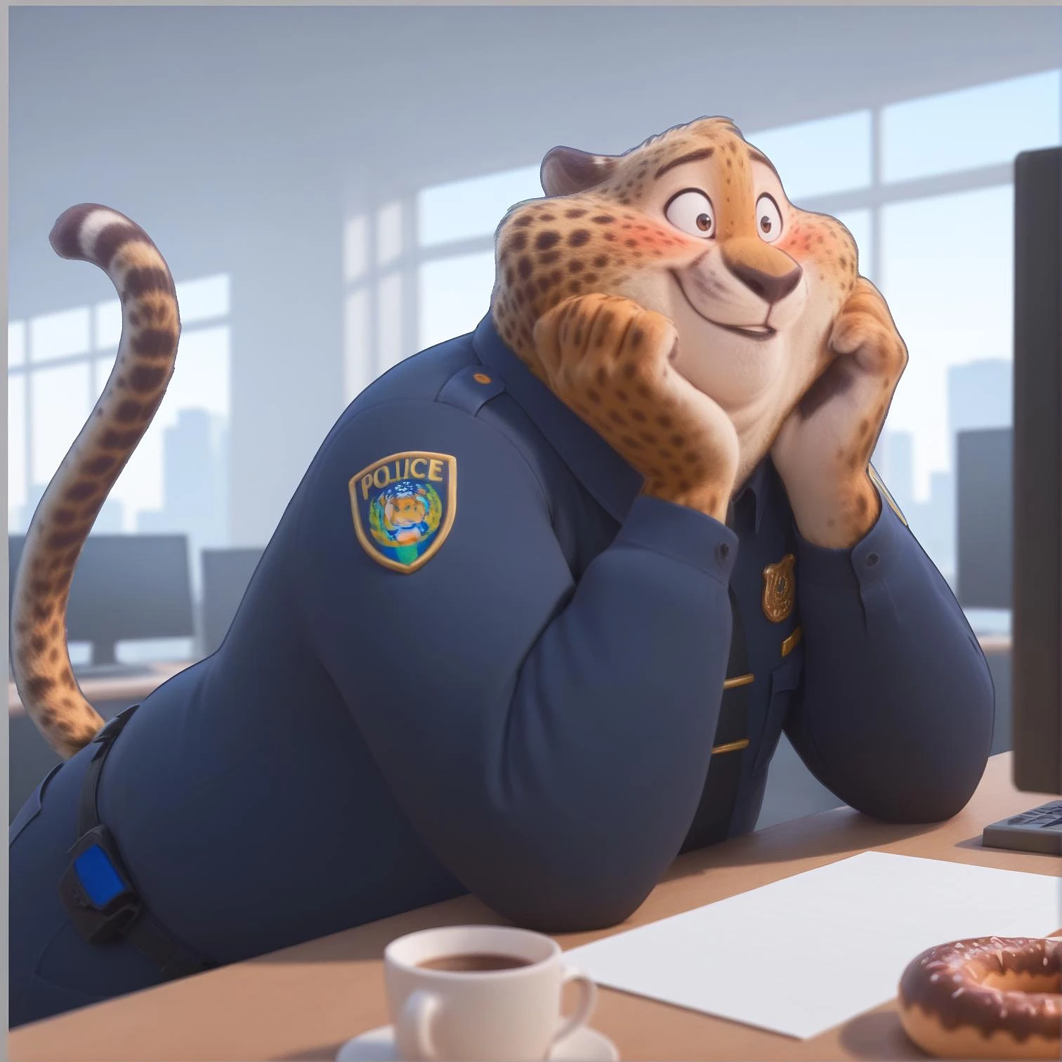 Featured image #3 for Benjamin Clawhauser (Zootopia)
