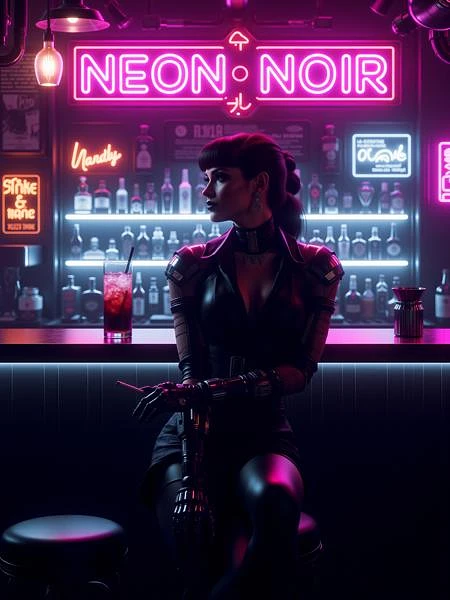Featured image #4 for Neon Noir FLUX, SDXL & Pony