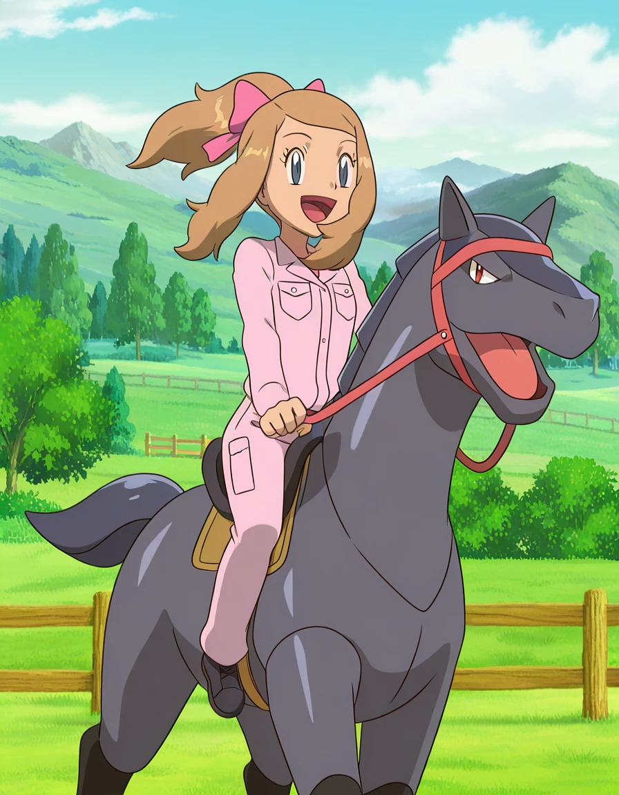 Featured image #4 for Serena from Pokemon XY Anime (Ryhorn Rider form) (Important description)