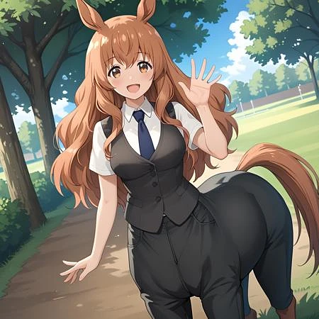 Featured image #3 for Himeno Kimihara 君原姫乃 // Pony Character LoRA // A Centaur's Life セントールの悩み