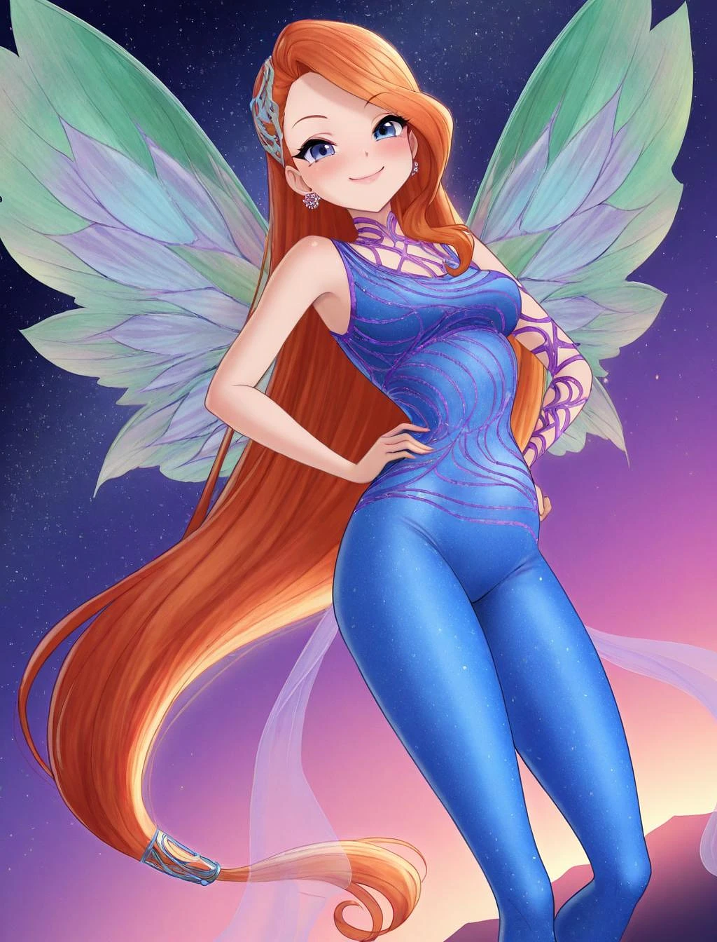 Featured image #6 for Bloom Fairy Transformations (Anime) [ILLUSTRIOUS VERSIONS] | Winx Club