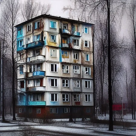 Featured image #2 for Панельки (Khrushchevka Diffusion)