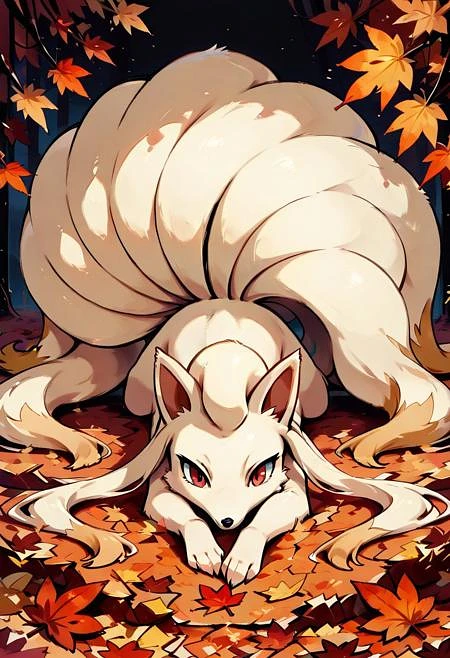 Featured image #5 for Ninetales: Mystic Fire Fox  | キュウコン (Pokedex #0038) [Pony & Illustrious]