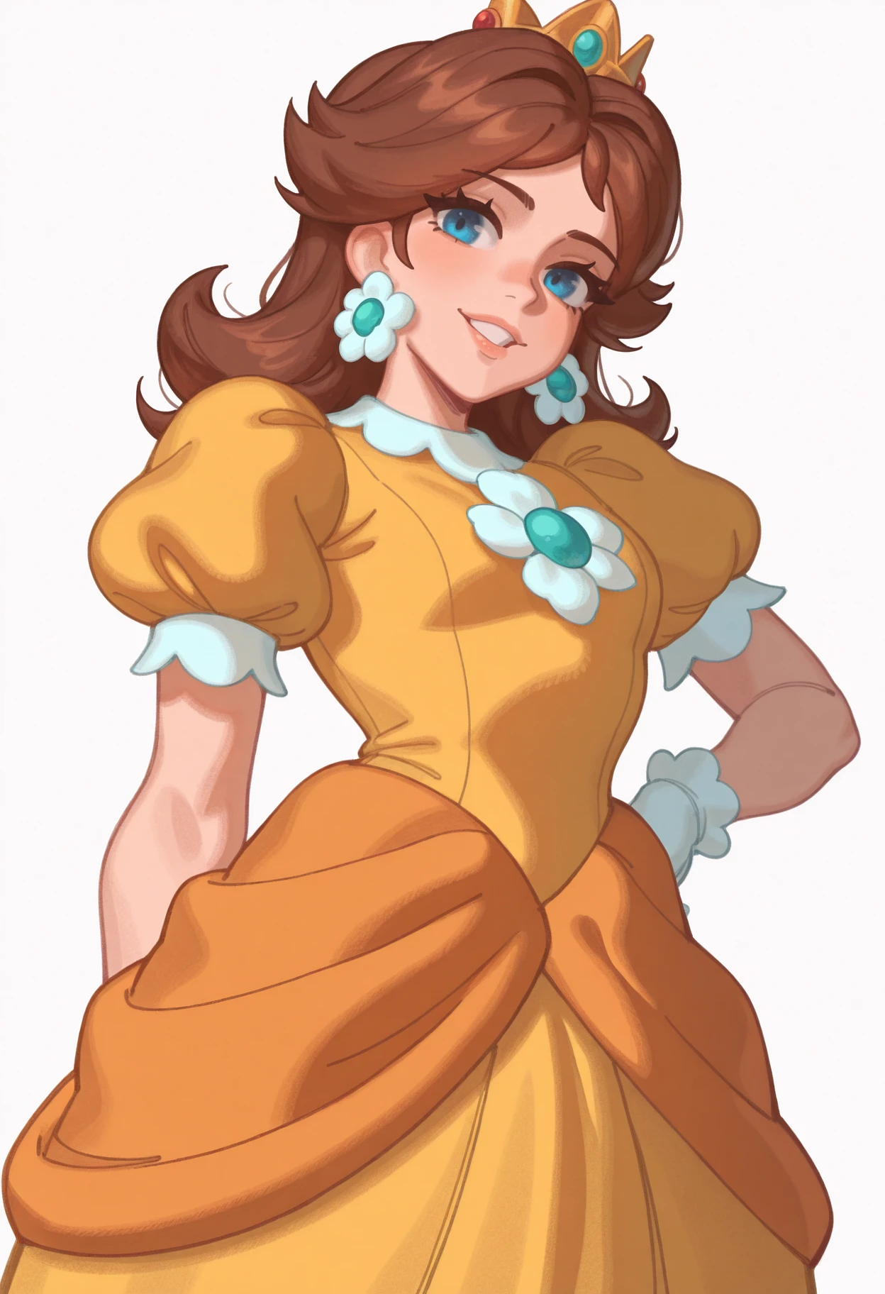 Featured image #1 for Princess Daisy (Super Mario Bros) [Illustrious] Character Lora