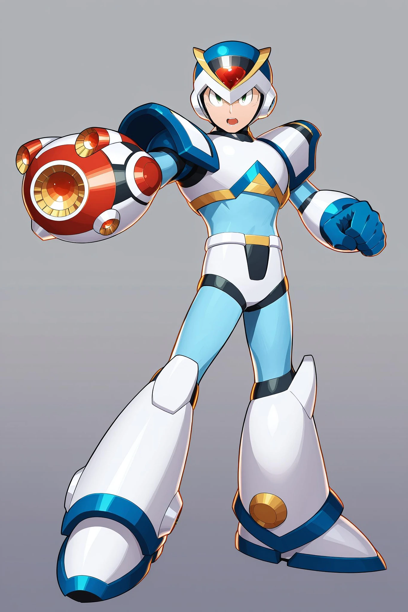 Featured image #2 for [illustrious XL] First Armor X (Megaman X) /洛克人X/ RockmanX，第一装甲X