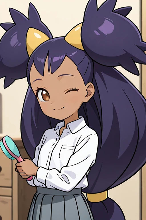 Featured image #5 for Iris - Younger Clothes, School Uniform (Pokemon Black and White)