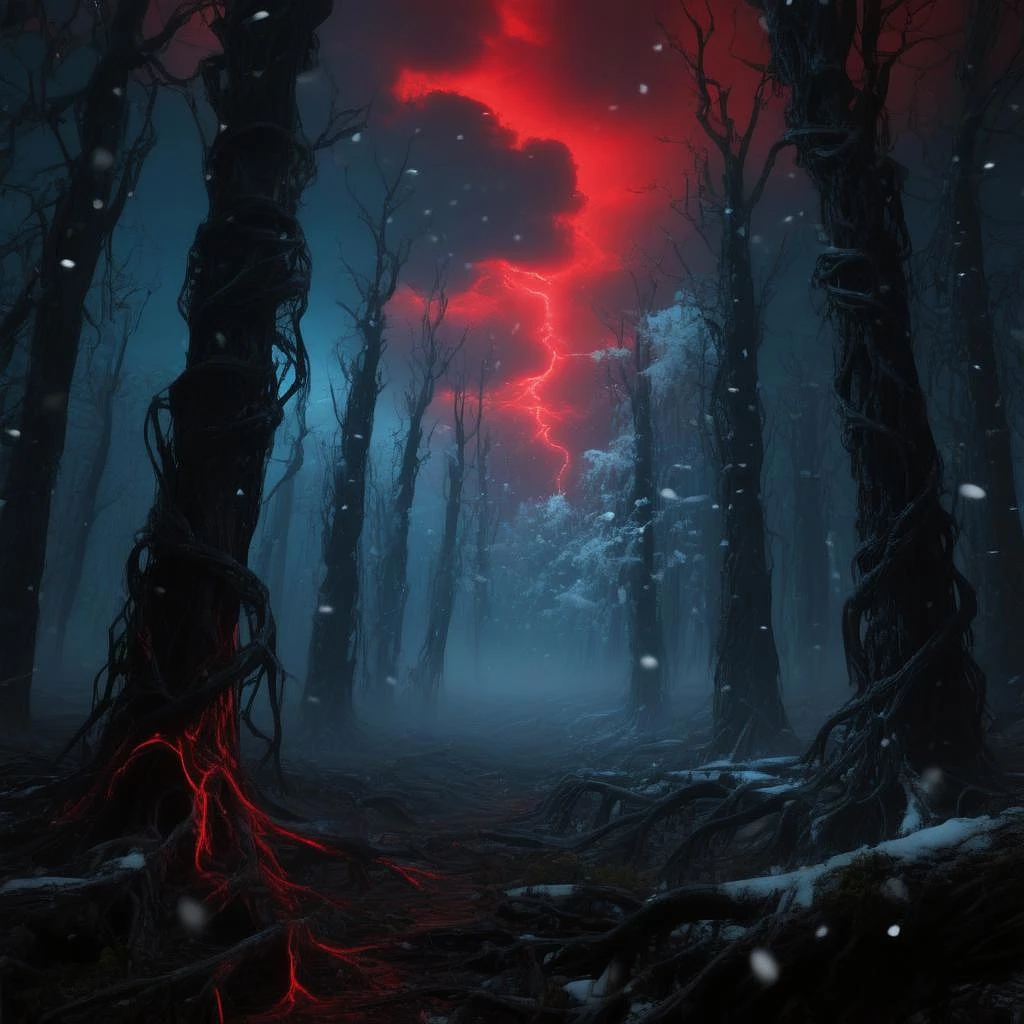 Featured image #2 for The Upside-Down (Stranger Things) - SDXL