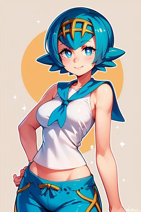 Featured image #3 for Lana - Shamonabe Style (Pokemon) [Pony & Illustrious]