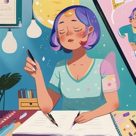 Featured image #1 for Playful Whimsy - Lineless Illustrations