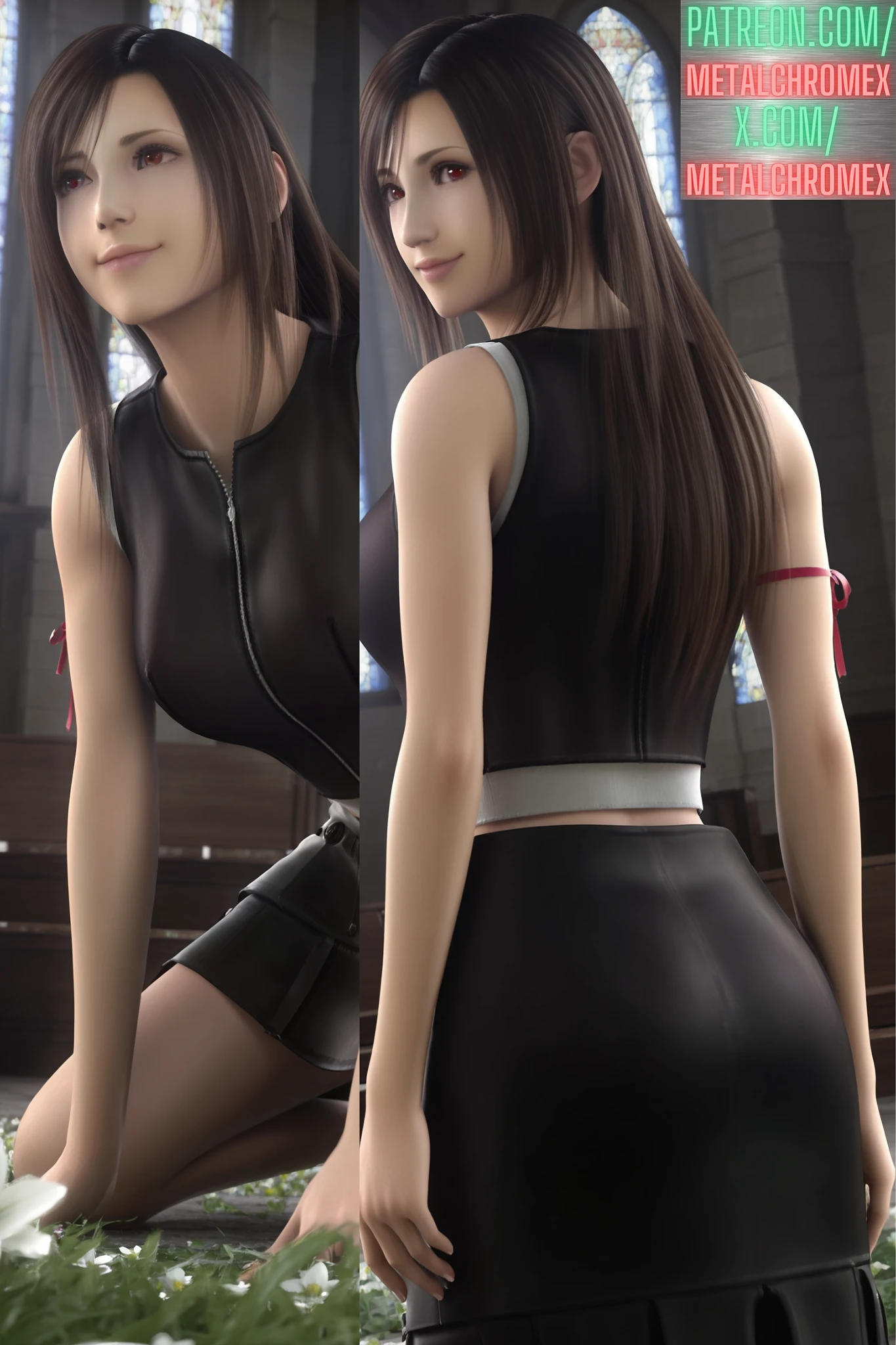 Featured image #1 for Tifa Lockhart (Final Fantasy VII: Advent Children) - Pony+Illustrious - Commission!