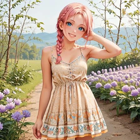 Featured image #1 for Short sleeveless boho dress