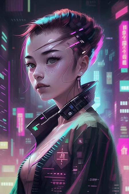 Featured image #3 for [LuisaP] 🥷Cyberpunk Portrait [1MB]