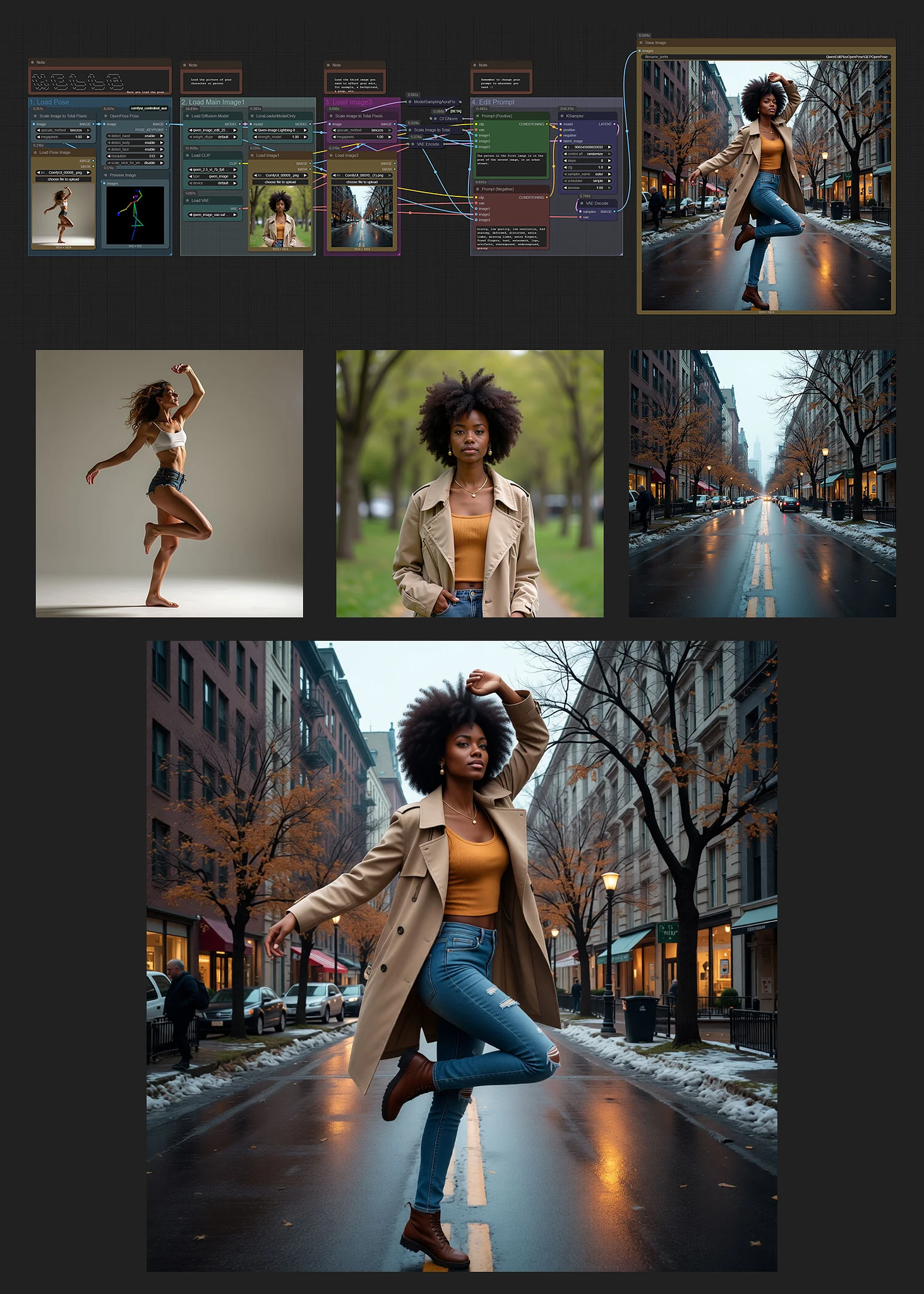 Featured image #3 for Qwen Edit Plus (2509) OpenPose 8 Steps