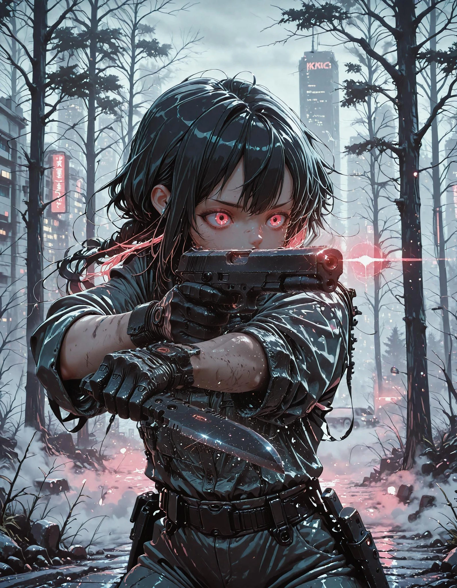 Featured image #4 for Pistol & Tactical Knife (Pose)