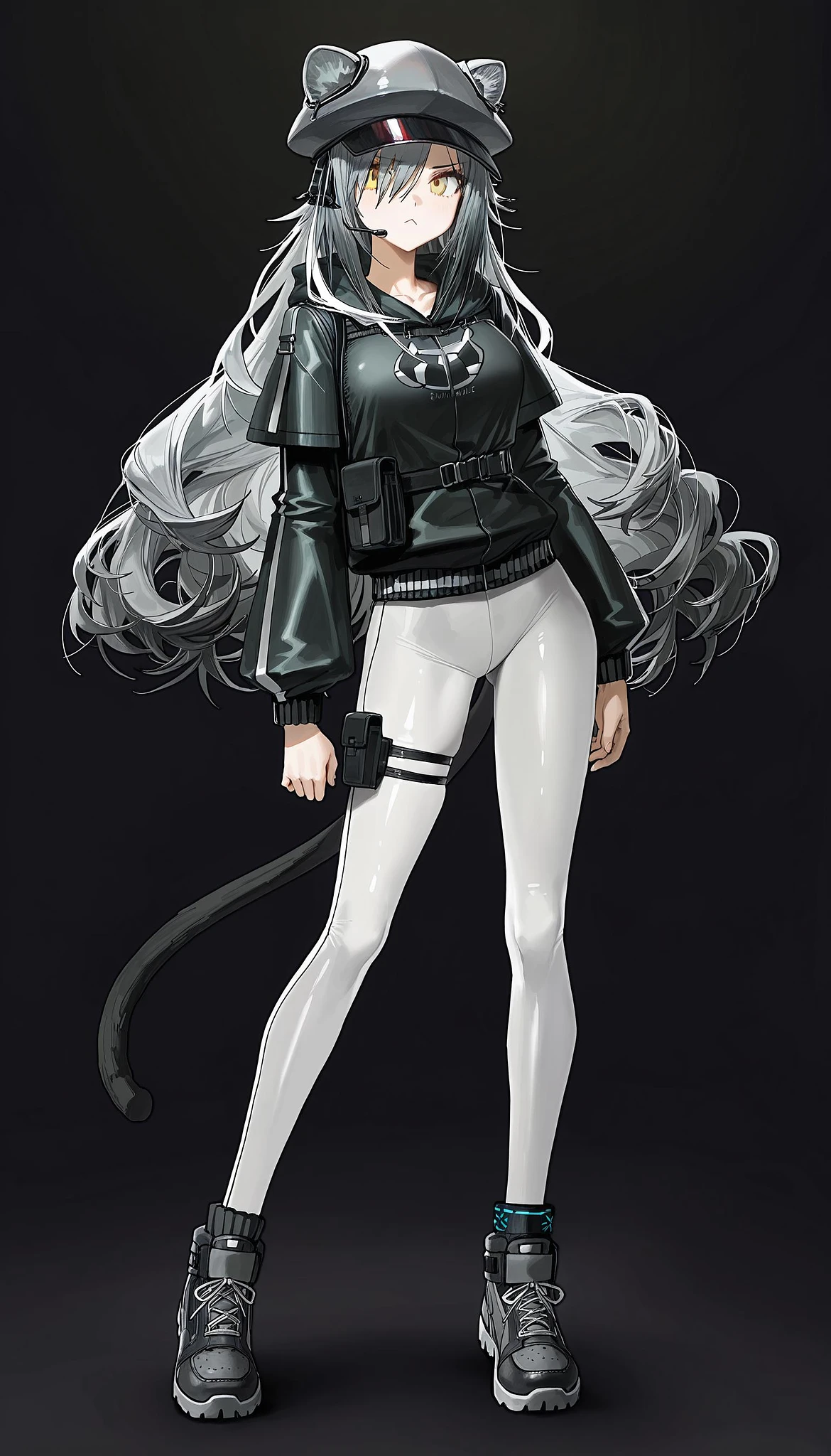 Featured image #1 for Schwarz\ シュヴァルツ\ 黑 [5 outfits] （明日方舟\arknights\アークナイツ）
