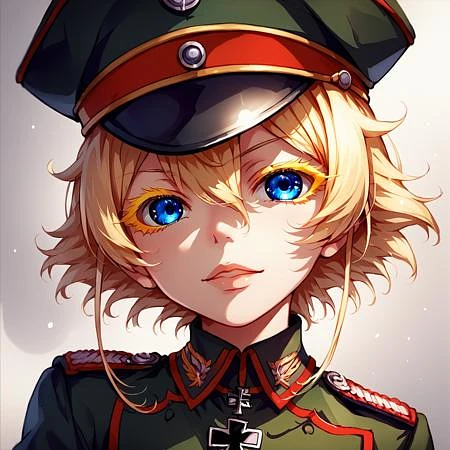 Featured image #6 for Tanya Degurechaff (Youjo Senki) [FLUX+Pony+SD+XL]