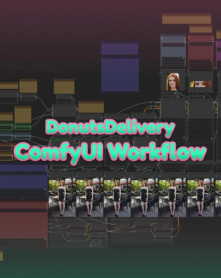 Featured image #2 for DonutsDelivery SDXL Workflow - Improved Conditioning, Iterative Upscale, Face+Eyes+Pussy Detailers