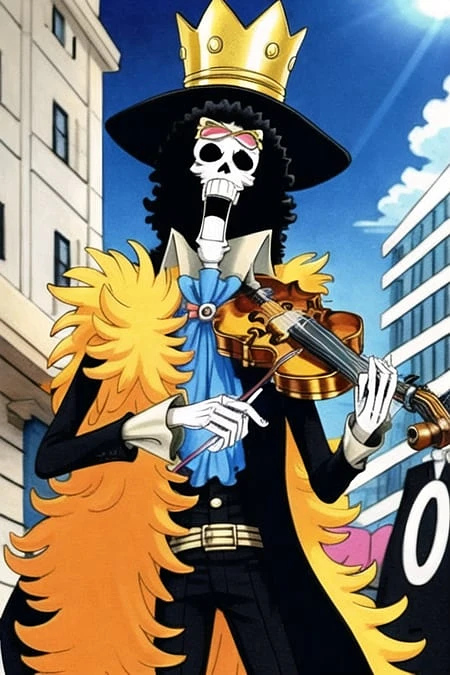 Featured image #1 for Brook - One Piece (LoRA)