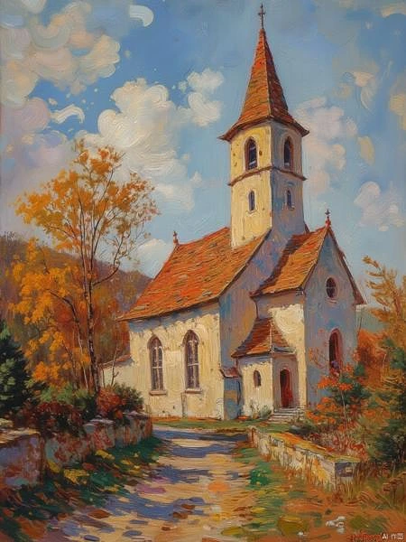 Featured image #5 for OB粗犷笔触油画 Oil painting with bold brushstrokes.